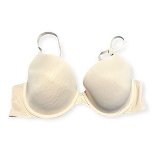 PINK VICTORIA’S SECRET Women’s Nude Wear Everywhere T-Shirt Lightly Lined Bra Si